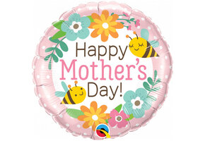Mother's Day Bee's & Flowers - 18 inch - Qualatex