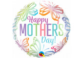 Mother's Day Pastel Butterflies - 18 inch - Qualatex