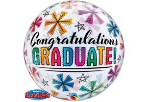 BUBBLE Congratulations Graduate Stars - 22"/56cm