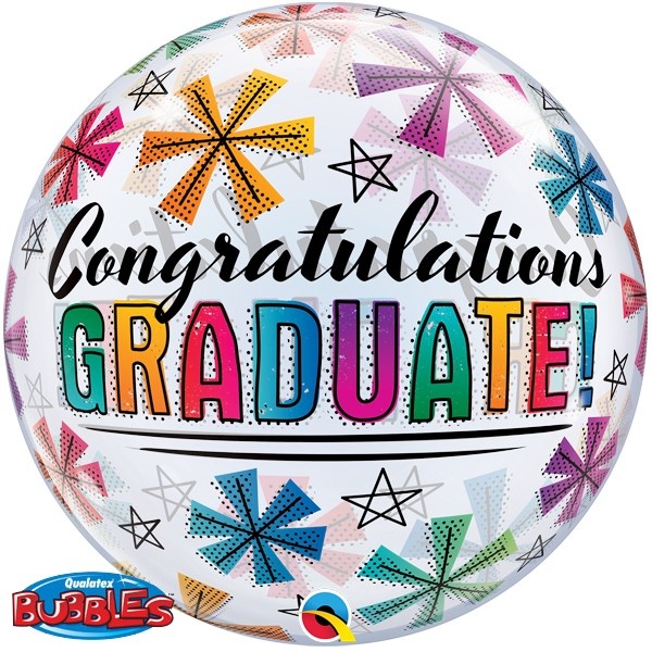 BUBBLE Congratulations Graduate Stars - 22"/56cm