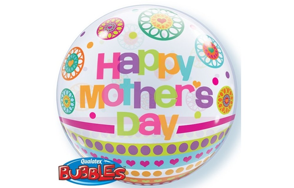 BUBBLE Mother's Day Colourful Letters- 22 inch - Qualatex