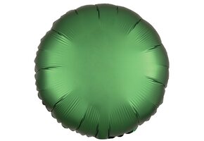 Round - Satin Luxe Emerald - A18"/45cm