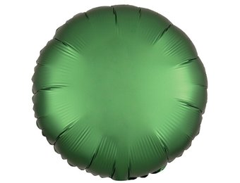Round - Satin Luxe Emerald - A18"/45cm