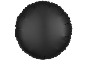 Round - Satin Luxe Onyx Black - 18 inch - Anagram