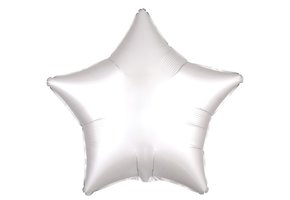 Star - Satin Luxe White - 18 inch - Anagram
