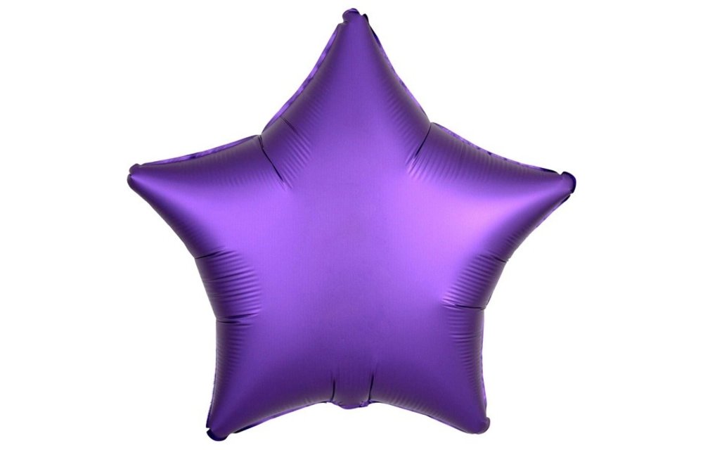 Star - Satin Luxe Purple - 18 inch - Anagram