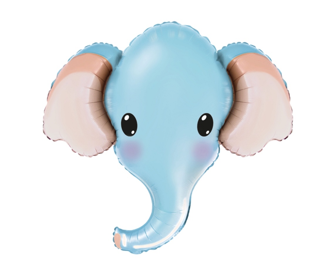 Elephant Head Blue -32 inch - Flex