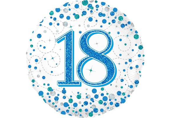 SALE > Sparkling Fizz - Blue  - 18 - O18"/45cm