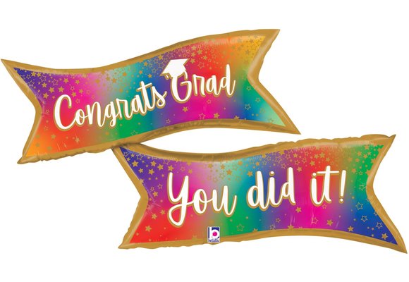 Colorful Banner - You did it - B49"/124cm
