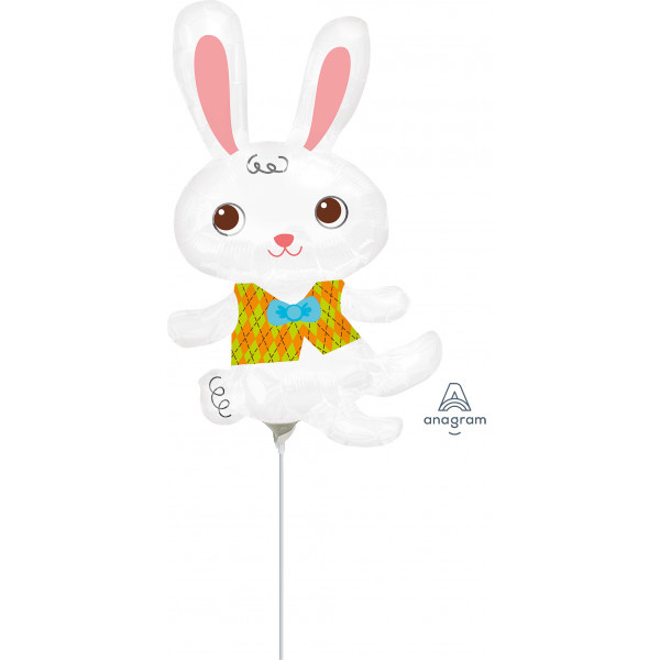 MICROFOIL - Easter Bunny with vest - 14 inch - Anagram