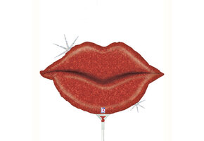 MICROFOIL - Glitter Lips Holographic - 14 inch - Betallic - Airfilled