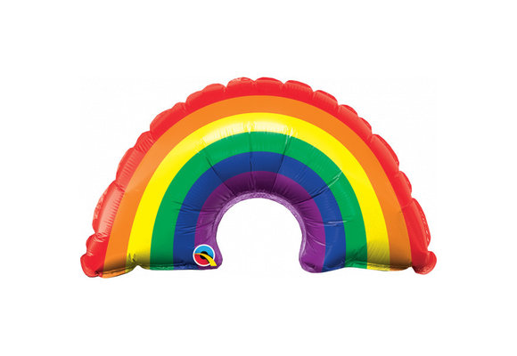 MICROFOIL - Rainbow - 14 inch - Qualatex - Airfilled