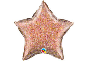 Star - Glittergraphic Rose Gold - 20inch - Qualatex - 1 ct