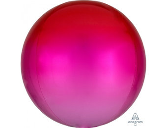 ORBZ - Ombre Red & Blue - A38cm x 40cm