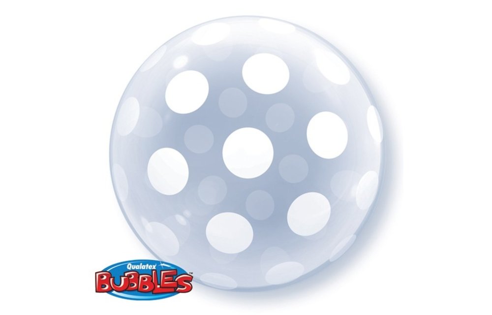 DECO BUBBLE - 20 inch - Big Polkadots - Qualatex