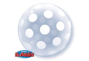 DECO BUBBLE - 20 inch - Big Polkadots - Qualatex