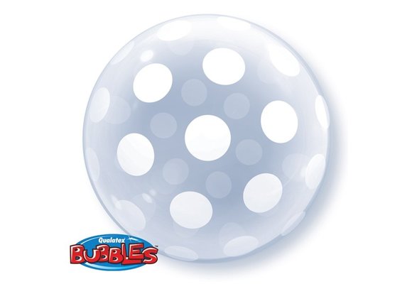 SALE > DECO BUBBLE - 20 inch - Big Polkadots - Qualatex.