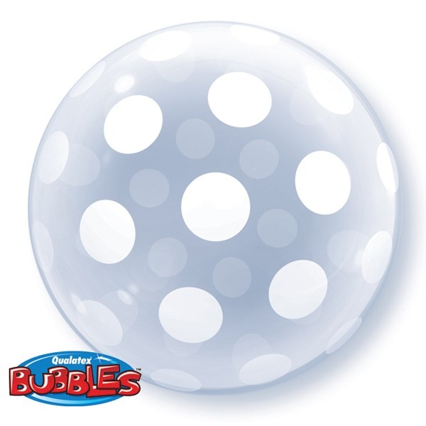 DECO BUBBLE - 20 inch - Big Polkadots - Qualatex