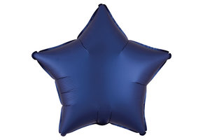 Star - Satin Luxe Navy - 18 inch - Anagram