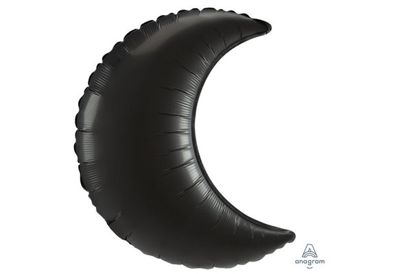 Crescent Moon - Satin Luxe Black - A26"/66cm