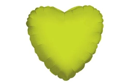 Heart - Lime Green - K18"/45cm VP