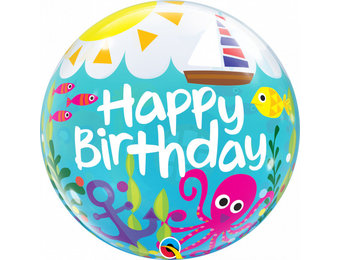 BUBBLE - Birthday Maritime Fun  - 22"/56cm