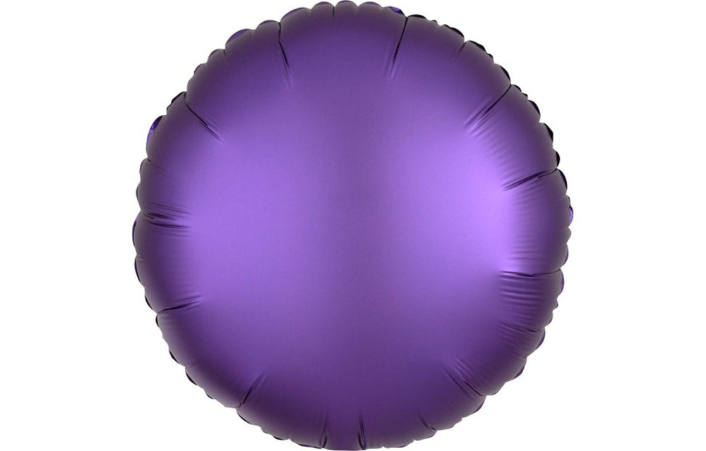 Round - Satin Luxe Purple - 18 inch - Anagram