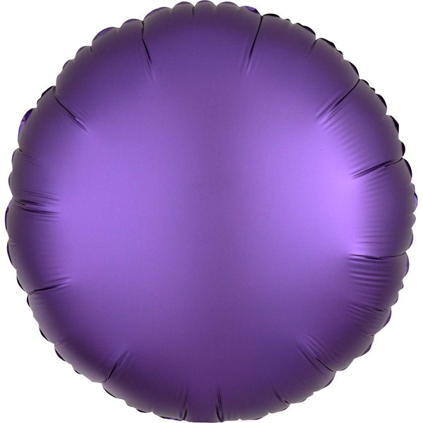 Round - Satin Luxe Purple - 18 inch - Anagram