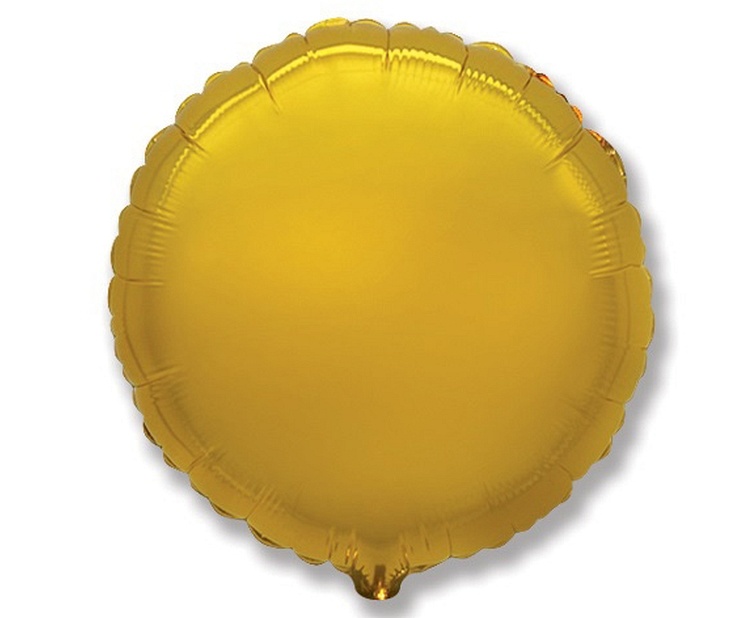 Round - Gold - 9 inch - 5 stuks - Flex