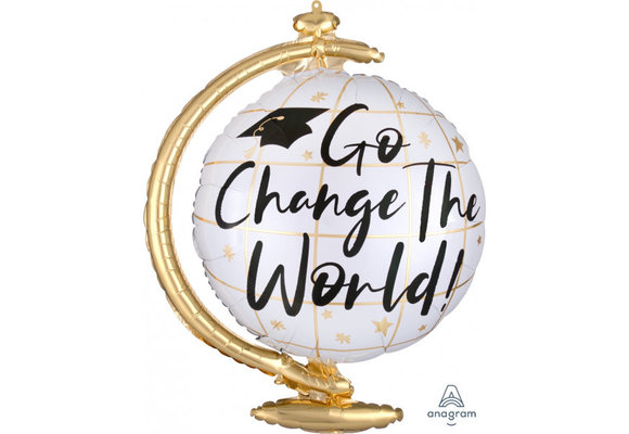 Graduate Go Change The World - 23 inch - Anagram