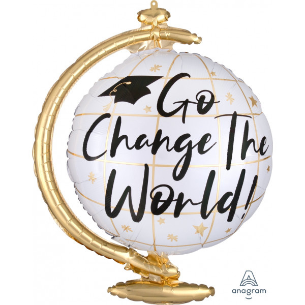 Graduate Go Change The World - 58cm x 58cm - Anagram