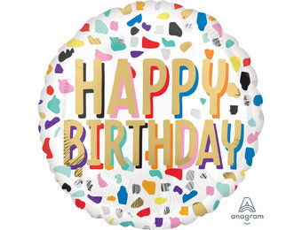 Birthday Confetti - A18"/45cm