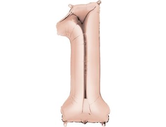 SALE > Cijfer Mini Rose Gold 1 - 16"/40cm