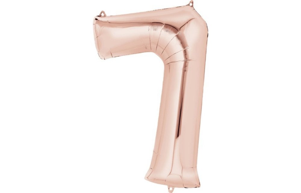 SALE > Cijfer Mini Rose Gold 7 - 16 inch -  zelfsluitend!