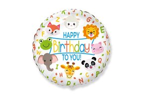 Birthday - To You Animals - 18 inch - Flex Metal.
