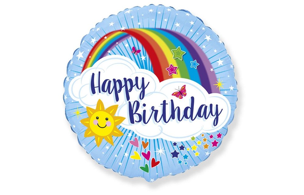 Birthday - Rainbow - 18 inch - Flexmetal