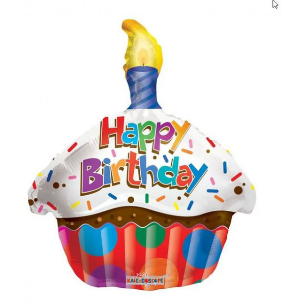 Birthday Cupcake - K18"