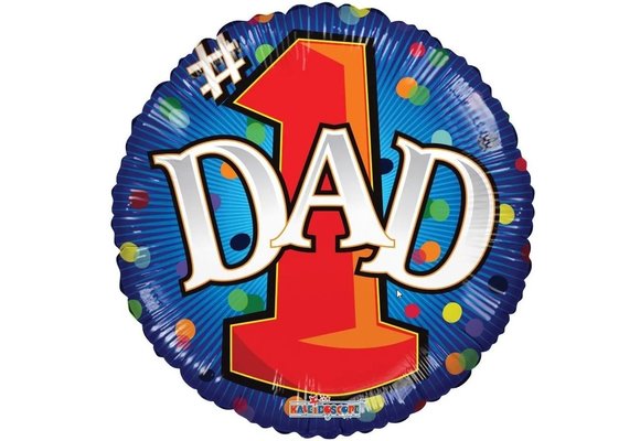 Dad Number 1 - 18 inch - Kaleidoscoop