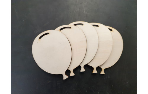 Balloon Weights - ECO FSC Hout - Balloon - 10 Gr-50 stuks