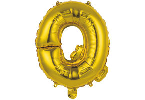 Letter Mini Gold - Q - A34cm - zelfsluitend