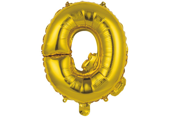 Letter Mini Gold - Q - A34cm - zelfsluitend