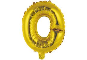 Letter Mini Gold - O - A34cm - zelfsluitend