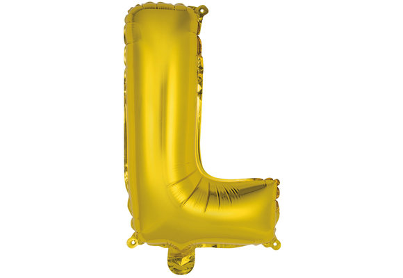 Letter Mini Gold - L - A34cm - zelfsluitend