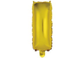 Letter Mini Gold - I - A34cm - zelfsluitend