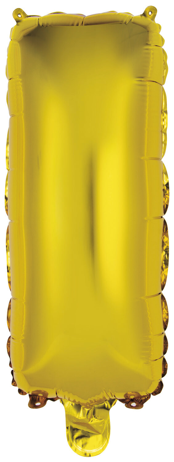 Letter Mini Gold - I - A34cm - zelfsluitend