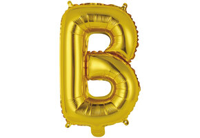 Letter Mini Gold - B - A34cm - zelfsluitend
