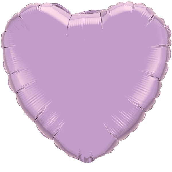 Heart - Pearl Lavender - Q4"/10cm - 5 stuks