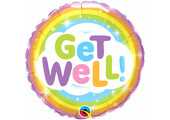 Get Well ! Rainbow - 18 inch - Qualatex