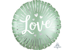 Love Burst Satin Mint Green - 18 inch - Anagram