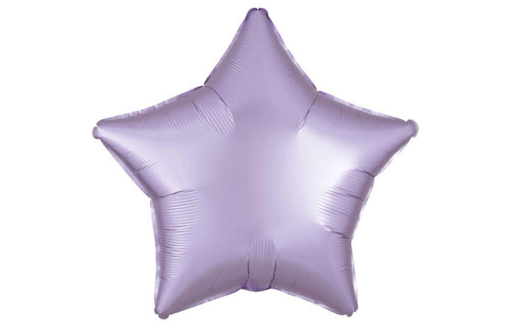 Star - Satin Luxe Pastel Lilac - 18 inch - Anagram